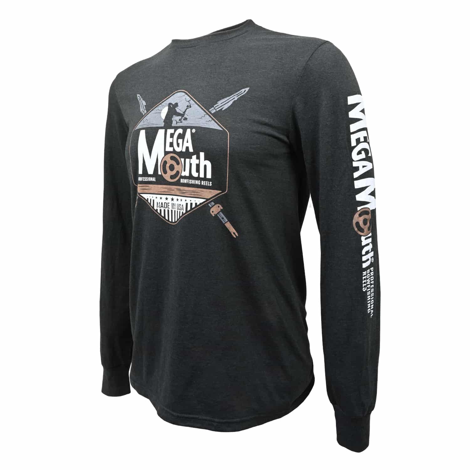 Shooter Logo Long Sleeve Shirt | MegaMouth Bowfishing